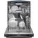 Alt View 23. Bosch - 800 Series 24" Top Control Built-In Dishwasher with CrystalDry, Stainless Steel Tub, 3rd Rack, 42 dBa - Black stainless steel.