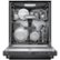 Alt View Zoom 26. Bosch - 800 Series 24" Top Control Built-In Dishwasher with CrystalDry, Stainless Steel Tub, 3rd Rack, 42 dBa - Black stainless steel.