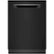 Front Zoom. Bosch - 800 Series 24" Top Control Built-In Dishwasher with Stainless Steel Tub, 3rd Rack, 42 dBa - Black.