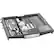 Alt View 21. Bosch - 800 Series 24" Top Control Built-In Dishwasher with Stainless Steel Tub, 3rd Rack, 42 dBa - Black.