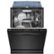 Alt View Zoom 24. Bosch - 800 Series 24" Top Control Built-In Dishwasher with Stainless Steel Tub, 3rd Rack, 42 dBa - Black.