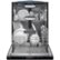 Alt View Zoom 25. Bosch - 800 Series 24" Top Control Built-In Dishwasher with Stainless Steel Tub, 3rd Rack, 42 dBa - Black.