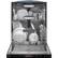Alt View 12. Bosch - 800 Series 24" Top Control Built-In Dishwasher with Stainless Steel Tub, 3rd Rack, 42 dBa - Black.