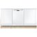 Alt View Zoom 11. Bosch - 800 Series 24" Front Control Built-In Dishwasher with CrystalDry, Stainless Steel Tub, 3rd Rack, 42 dBa - White.