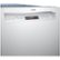 Alt View Zoom 17. Bosch - 800 Series 24" Front Control Built-In Dishwasher with CrystalDry, Stainless Steel Tub, 3rd Rack, 42 dBa - White.