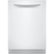 Front Zoom. Bosch - 800 Series 24" Top Control Built-In Dishwasher with Stainless Steel Tub, 3rd Rack, 42 dBa - White.