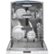 Alt View Zoom 14. Bosch - 800 Series 24" Top Control Built-In Dishwasher with Stainless Steel Tub, 3rd Rack, 42 dBa - White.