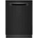 Front Zoom. Bosch - 500 Series 24" Top Control Built-In Dishwasher with Stainless Steel Tub, 3rd Rack, 44 dBa - Black.