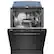 Alt View 24. Bosch - 500 Series 24" Top Control Stainless Steel Tub Built-In Dishwasher with 3rd Rack and RackMatic, 44 dBa - Black.