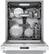 Alt View 24. Bosch - 800 Series 24" Top Control Built-In Dishwasher with CrystalDry, Stainless Steel Tub, 3rd Rack, 42 dBa - White.