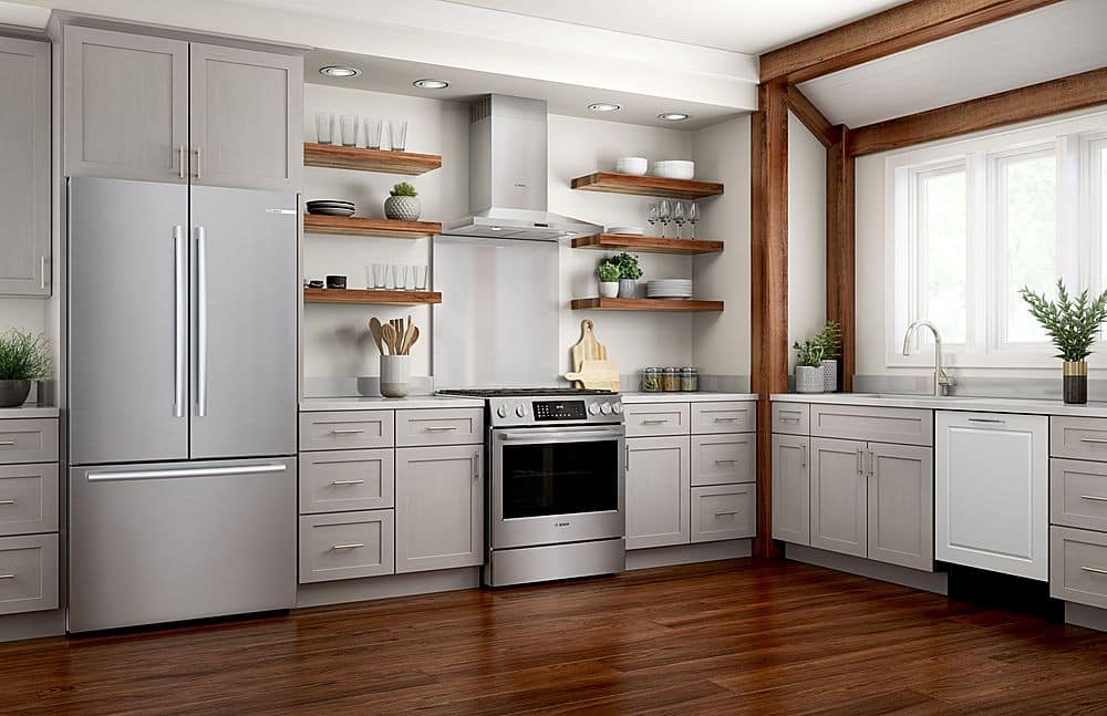 Alt View 34. Bosch - 800 Series 24" Top Control Built-In Stainless Steel Tub Dishwasher with 3rd Rack and CrystalDry, 42 dBa - Custom Panel Ready.