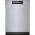 Front Zoom. Bosch - 800 Series 24" Top Control Built-In Dishwasher with CrystalDry, Stainless Steel Tub, 3rd Rack, 42 dBa - Stainless steel.