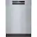 Front. Bosch - 800 Series 24" Top Control Smart Built-In Stainless Steel Tub Dishwasher with 3rd Rack and CrystalDry, 42 dBa - Stainless steel.