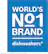 World's No.1 Brand dishwashers*
Source: Euromonitor International Limited: volume sales 2023