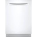 Front Zoom. Bosch - 500 Series 24" Top Control Built-In Dishwasher with Stainless Steel Tub, 3rd Rack, 44 dBa - White.