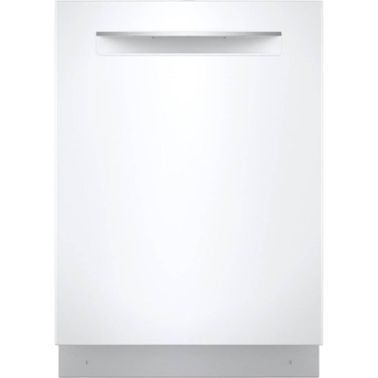 Bosch - 500 Series 24" Top Control Built-In Dishwasher with Stainless Steel Tub, 3rd Rack, 44 dBa - White