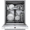 Alt View Zoom 1. Bosch - 500 Series 24" Top Control Built-In Dishwasher with Stainless Steel Tub, 3rd Rack, 44 dBa - White.