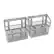 Alt View 24. Bosch - 500 Series 24" Top Control Built-In Stainless Steel Tub Dishwasher with 3rd Rack and PrecisionWash, 44 dBa - White.