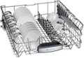Alt View Zoom 11. Bosch - 800 Series 24" Top Control Built-In Dishwasher with CrystalDry, Stainless Steel Tub, 3rd Rack, 42 dBa - Black stainless steel.