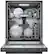 Alt View 12. Bosch - 800 Series 24" Top Control Built-In Stainless Steel Tub Dishwasher with 3rd Rack and CrystalDry, 42 dBa - Black stainless steel.