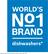 World's No.1 Brand dishwashers*
Source: Euromonitor International Limited: volume sales 2023