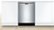 Alt View Zoom 16. Bosch - 800 Series 24" Front Control Built-In Dishwasher with CrystalDry, Stainless Steel Tub, 3rd Rack, 42 dBa - Stainless steel.