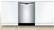 Alt View 17. Bosch - 800 Series 24" Front Control Built-In Dishwasher with CrystalDry, Stainless Steel Tub, 3rd Rack, 42 dBa - Stainless steel.