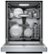 Alt View Zoom 2. Bosch - 800 Series 24" Front Control Built-In Dishwasher with CrystalDry, Stainless Steel Tub, 3rd Rack, 42 dBa - Stainless steel.