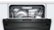 Alt View Zoom 1. Bosch - 800 Series 24" Top Control Built-In Dishwasher with CrystalDry, Stainless Steel Tub, 3rd Rack, 42 dBa - Black.