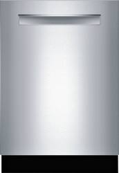 Bosch - 800 Series 24" Top Control Built-In Tub Dishwasher with 3rd Rack and CrystalDry, 42 dBa - Stainless Steel - Front_Zoom