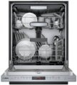 Alt View Zoom 1. Bosch - 800 Series 24" Top Control Built-In Dishwasher with CrystalDry, Stainless Steel Tub, 3rd Rack, 42 dBa - Stainless steel.