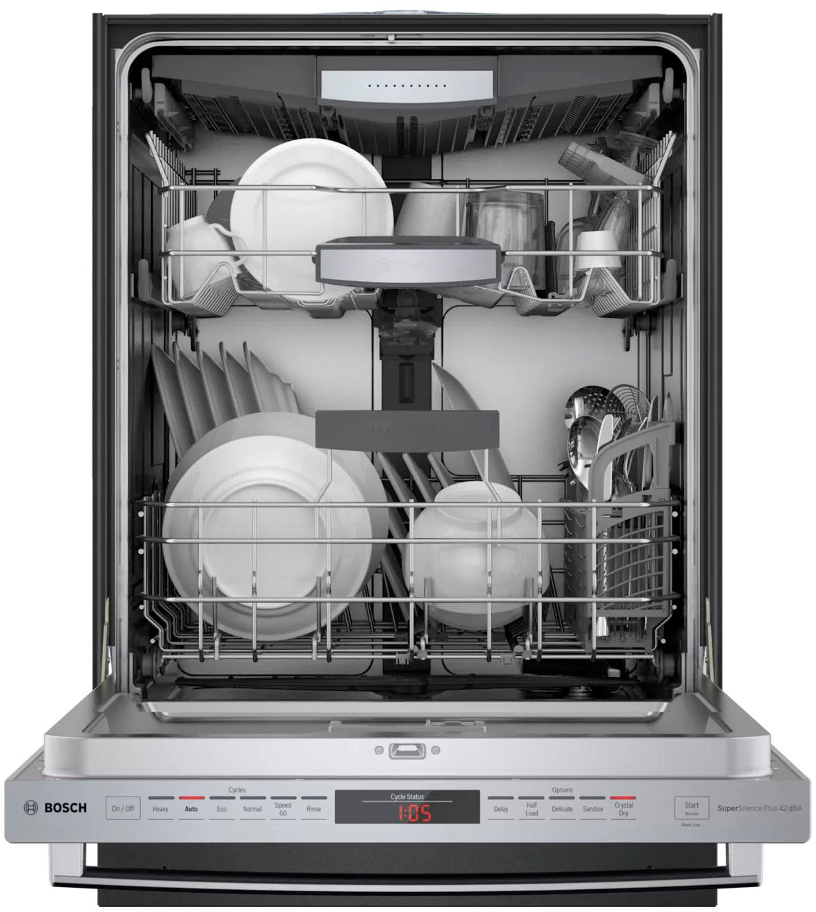 Bosch 800 Series 24 Dishwasher with Stainless Steel Tub
