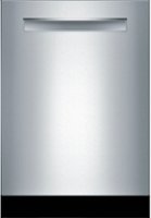 Bosch - 500 Series 24" Top Control Built-In Stainless Steel Tub Dishwasher with 3rd Rack and AutoAir, 44 dBa - Stainless Steel - Front_Zoom