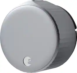 August - Smart Lock Wi-Fi Replacement Deadbolt with App Access - Silver