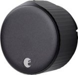 Front Zoom. August - Smart Lock Wi-Fi Replacement Deadbolt with App Access - Matte Black.