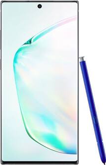 Samsung - Galaxy Note10+ 5G Enabled 256GB - Aura Glow (Verizon) - Larger Front