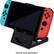 Angle. Insignia™ - Compact Travel Stand for Nintendo Switch and Switch Lite - Black.