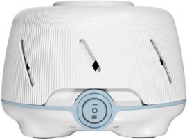 Yogasleep - Dohm Sleep Sound Machine - White with Blue - Front_Zoom