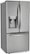 Angle Zoom. LG - 24.5 Cu. Ft. French Door Refrigerator with Wi-Fi - Stainless steel.