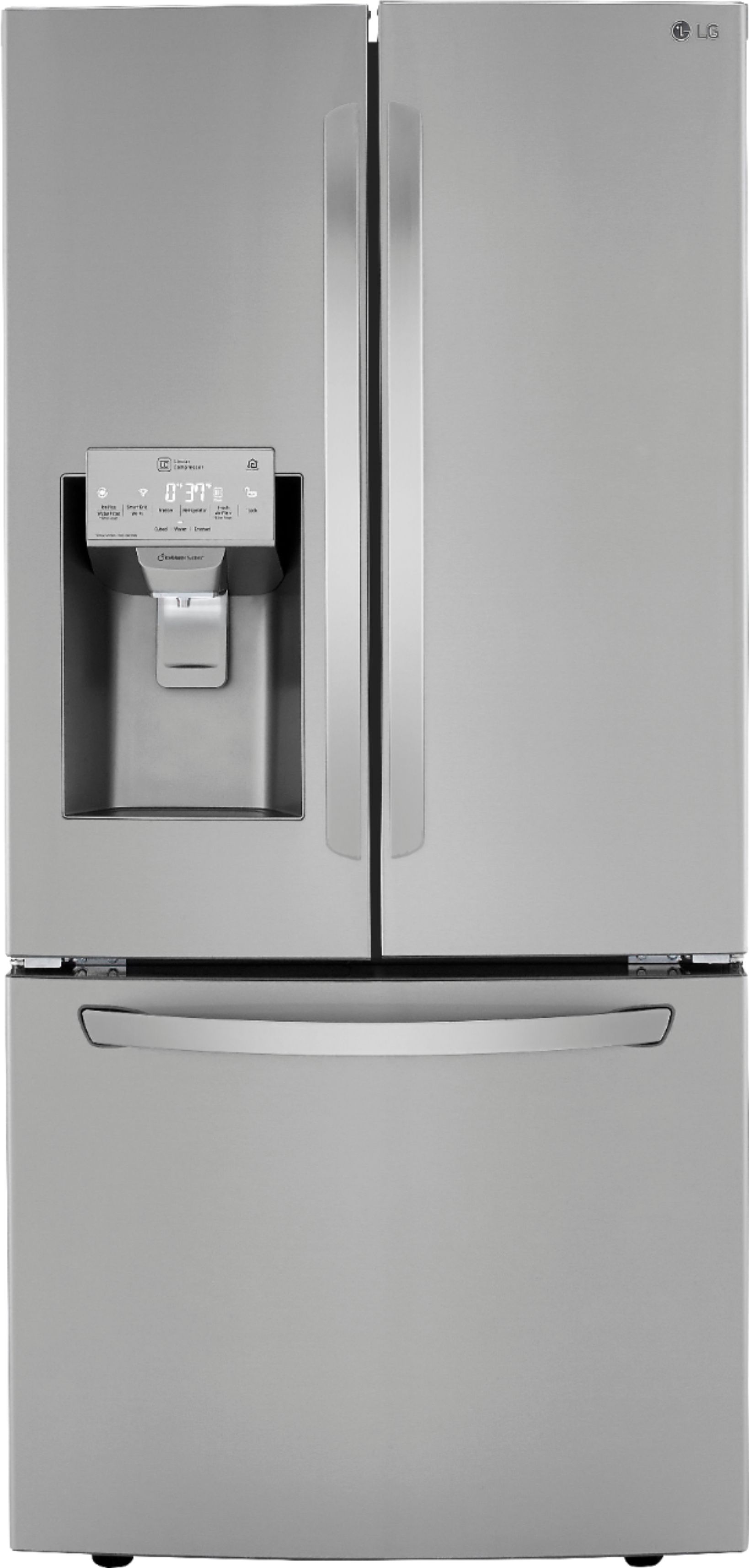 LG LTCS24223S 24 cu. ft. Top Freezer Refrigerator review: This king-sized  fridge is a big, boxy bargain - CNET