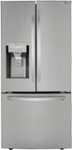 Front Zoom. LG - 24.5 Cu. Ft. French Door Refrigerator with Wi-Fi - Stainless steel.