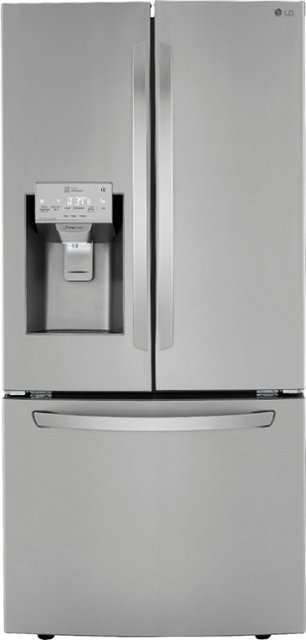 LG – 24.5 Cu. Ft. French Door Refrigerator with Wi-Fi – Stainless steel