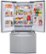 Alt View Zoom 1. LG - 24.5 Cu. Ft. French Door Smart Refrigerator with External Tall Ice and Water - Stainless steel.