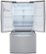 Alt View Zoom 2. LG - 24.5 Cu. Ft. French Door Refrigerator with Wi-Fi - Stainless steel.