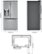 Left. LG - 24.5 Cu. Ft. French Door Smart Refrigerator with External Tall Ice and Water - Stainless steel.