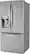 Alt View 11. LG - 24.5 Cu. Ft. French Door Smart Refrigerator with External Tall Ice and Water - Stainless steel.