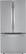 Front. LG - 25.1 Cu. Ft. French Door Refrigerator with Smart Cooling+ - Stainless steel.