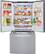 Alt View 3. LG - 25.1 Cu. Ft. French Door Refrigerator with Smart Cooling+ - Stainless steel.
