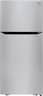 LG - 30-in Wide 20.2 Cu. Ft. Top Freezer Refrigerator - Stainless Steel