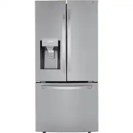 LG - 24.5 Cu. Ft. French Door-in-Door Refrigerator - Stainless Steel